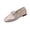 Gold, variant on Abomasnow Womens Glitter PU Metal Horsebit Decor Slip‑On Square Toe Flat Loafer Shoes for Wedding Party