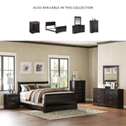 Ashley Furniture Huey Vineyards 5 Drawer Wood Chest in Black