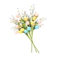 thumbnail image 1 of Rama de árbol de Pascua con huevo de Pascua, arreglo floral, adorno decorativo 3 piezas, 1 of 9