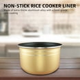 thumbnail image 4 of 2L/3L/4L/5L Extra-Thick Aluminum Alloy Rice Cooker Liner Honeycomb Non-stick Pot Replacement Accessories Kitchen Food Rice Cooker Liner Gold, 4 of 10
