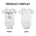 thumbnail image 3 of My Big Sister Is A Tibetan Spaniel Dog Cute Baby Clothing Bodysuits Unisex, 3 of 5