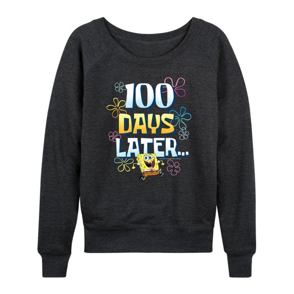 SpongeBob SquarePants - 100 Days Later - Women's Lightweight French Terry Long Sleeve Shirt