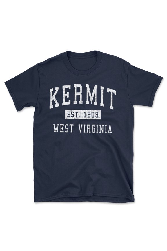 Kermit West Virginia Classic Established Men's Cotton T-Shirt