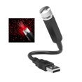 thumbnail image 4 of 20 luces nocturnas románticas Galaxy Star Luz nocturna para coche con alimentación USB (roja), 4 of 6
