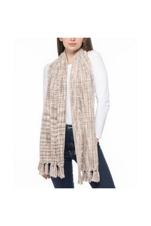 Spacedye Chenille Wrap Scarf Choose Sz/Color: OS/Beige