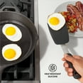 thumbnail image 6 of OXO SoftWorks Silicone Flexible Turner, Heat-Resistant, Non-Stick Safe, Black, 6 of 7