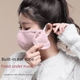 thumbnail image 4 of Máscara de invierno para mujer, cálida, gruesa, resistente al frío, a prueba de viento, orejeras, máscara facial de ciclismo para hombre, orejeras, máscara integrada, 4 of 6
