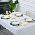 thumbnail image 7 of Coolnut Wave View Round Placemats Washable Placemats Non-Slip Heat-Resistant Table Place Mats for Dining Kitchen Holiday Party Table 15.4"-4PCS Home Decor, 7 of 7