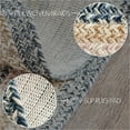 thumbnail image 4 of VHC Brands Kaila Jute Rug/Runner Oval w/Pad 24x96, 4 of 5