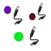 USB Car Roof Star Projector Lamp for Decoration