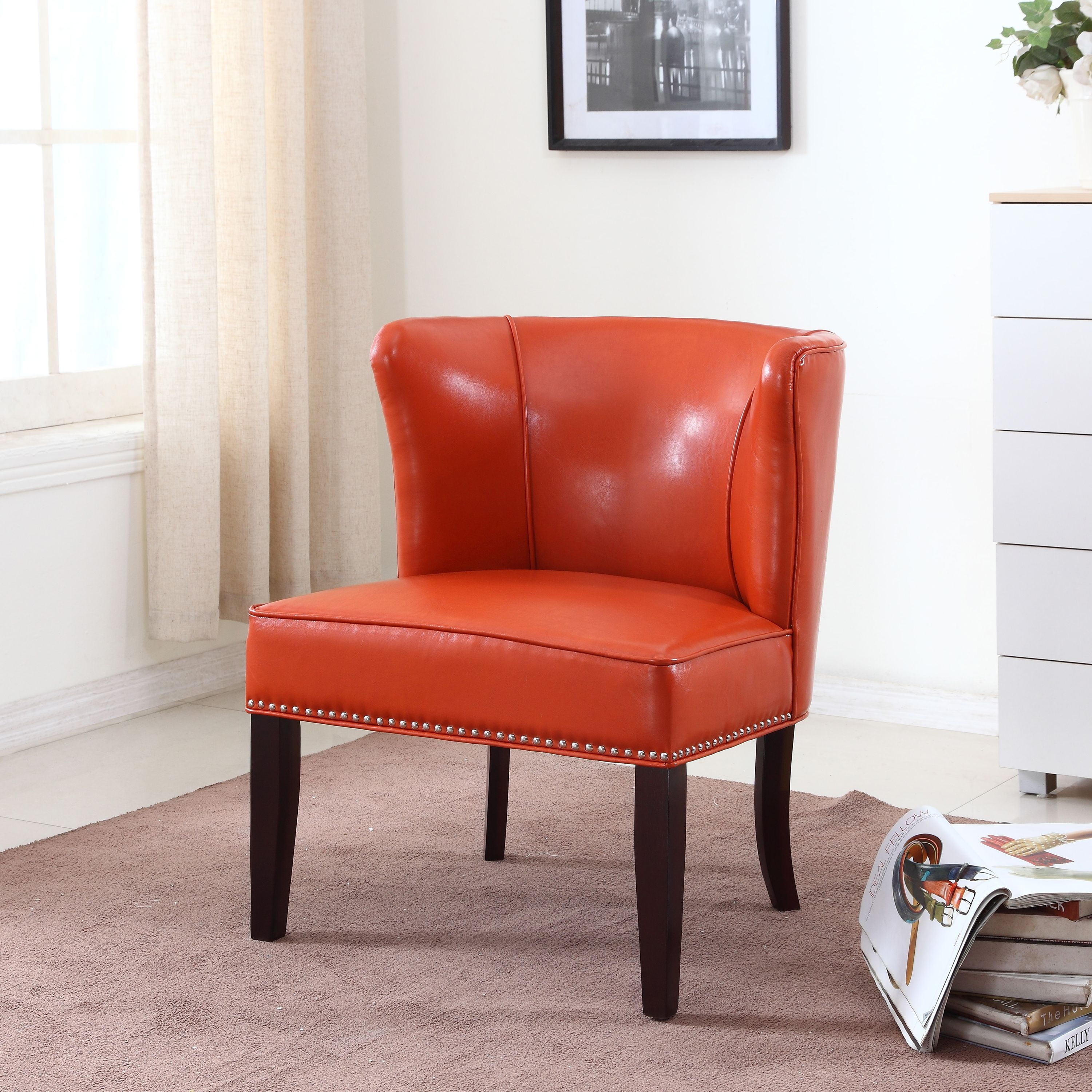 Red Living Room Chairs Factory Select Sofa U0026 Loveseat Modern Best Master Faux Leather Living Room Accent Chair Set Of 2 Multiple