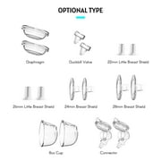 Thalyn Breastfeeding Kit Replacement Electric Breast Pump Replacement Accessory Includes 2 Pcs Duckbill Valve Soft Food-Grade Silicone for THE INS Wearable Breast Pump