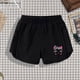 thumbnail image 2 of Odeerbi 3-9 Años Niñas Verano Algodón Dopaina Pantalones Cortos Impresión Linda Entrenamiento Deportivo Pantalones Cortos Cintura Elástica Pantalones Cortos Casuales, 2 of 6