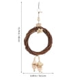 thumbnail image 2 of Parrot Toys Natural Wooden Parrot Toy for Beak Grinding 1 Piece, 2 of 4