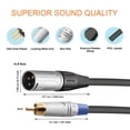 thumbnail image 3 of Cable divisor RCA a XLR macho Y de 3 m, 3 of 7