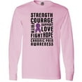 thumbnail image 3 of Inktastic Chronic Pain Awareness Strength Courage and Support Long Sleeve T-Shirt, 3 of 5