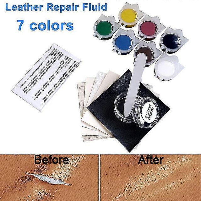 Leather Repair Tool No Heat Liquid Repairing Tool Kit For Car Seat Leather Sofa