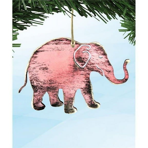 Elephant Wooden Ornament