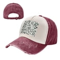 thumbnail image 7 of Men Women Print Camouflage Pattern Baseball Cap Golf Dad Hat Adjustable Low Profile Cotton Hat, 7 of 7