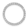 thumbnail image 4 of 14K White Gold Diamond Circle Pendant (0.35Cttw), 4 of 7