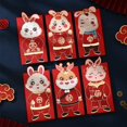 thumbnail image 1 of pitrice Red envelopes for the Year of the Rabbit: China-Chic Style Lion Head New Year Red envelopes, 1 of 1