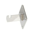thumbnail image 2 of Gridwall Wall Mount Brackets - Heavy Duty Grid Panel Mounting Hangers - 8 Pack - Chrome, 2 of 3