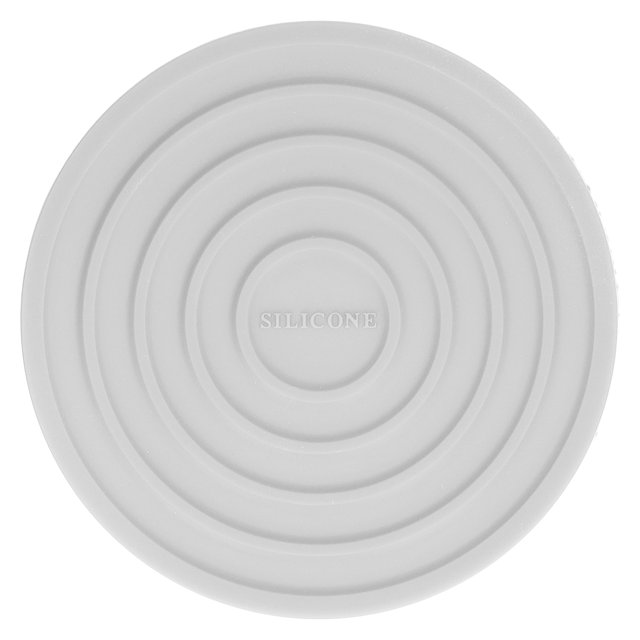 Kitchen Coasters, Heat Resistant Easy Storage Decorative Practical Round Coasters For Restaurant For Home Gray