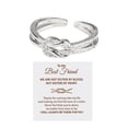 thumbnail image 1 of To My Best Friend 'sisters By Heart' Knot Ring And Heart Warming Message Card, 1 of 3