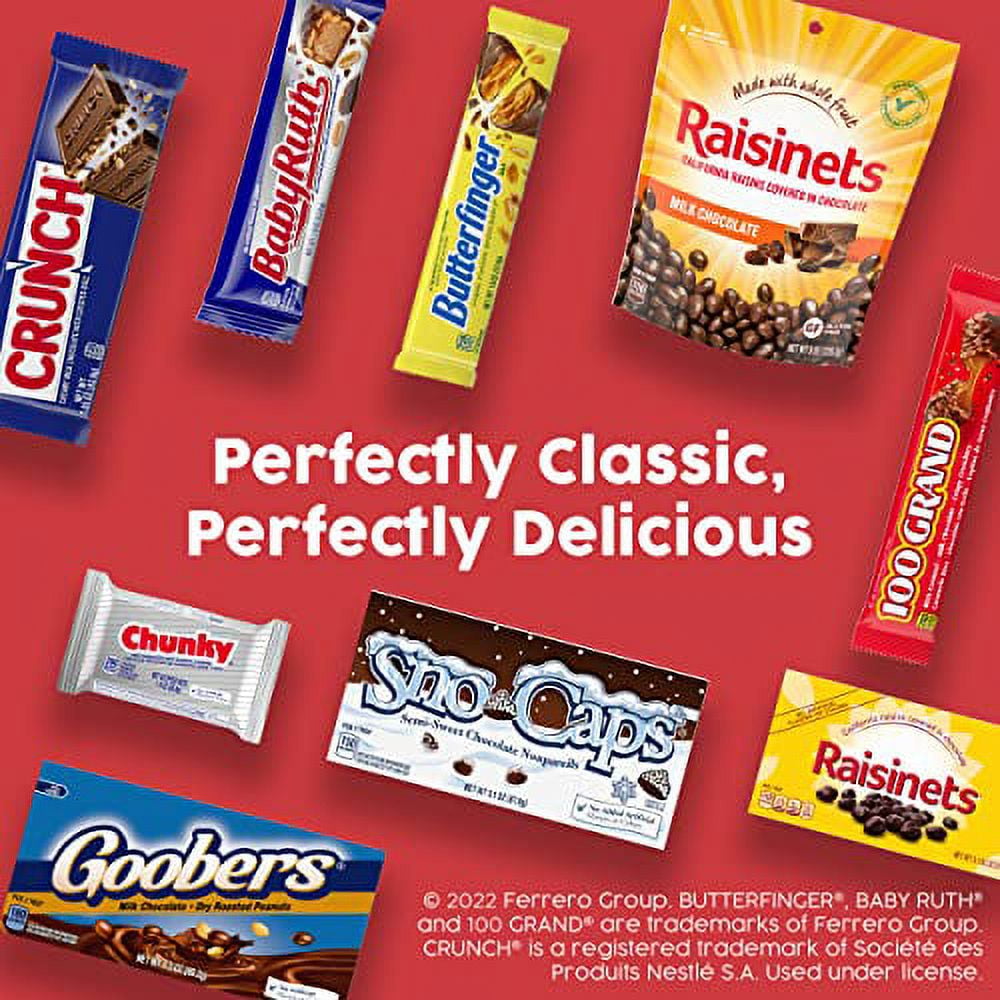 Chunky Milk Chocolate with Peanuts and Raisins Candy Bar, Bulk 24 Pack