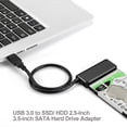 thumbnail image 2 of Adaptador SATA a USB 3.0 EYOLD para HDD/SSD de 2,5 a 3,5 pulgadas, 2 of 8