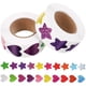thumbnail image 1 of 2 rollos de calcomanías decorativas de regalo con forma de estrella para animar las tareas escolares., 1 of 6
