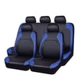 thumbnail image 4 of Funda de asiento de General Motors, de una sola línea, con rejilla de diamantes, de cuero sintético, de piel sintética, juego completo, 4 of 6