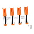 thumbnail image 3 of Guardoinrt Adjustable Four Hole Bucket Rod Holder Pole Tube Stand Versatile and Functional Rod for Garage orange 43 x 27.5 x 5cm, 3 of 5