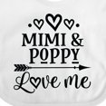 thumbnail image 4 of Inktastic Mimi and Poppy Love Me Boys or Girls Baby Bib, 4 of 4