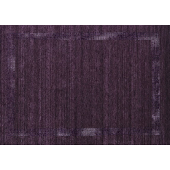 Ahgly Company Indoor Rectangle Abstract Blue Contemporary Area Rugs, 2' x 4'