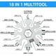 thumbnail image 2 of Snowflake Multitool 2PCS 18-in-1 Stainless Steel Snowflake Multi Tool Keychain Tool Gadgets for Outdoor Travel Camping Daily Mens Gifts, 2 of 5