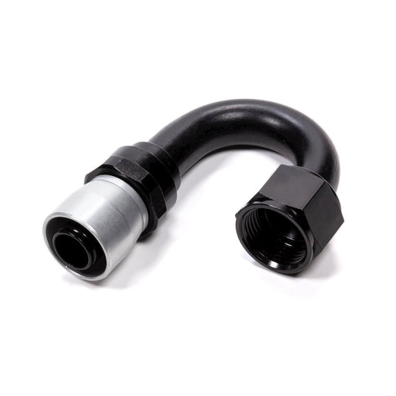 Fragola #12 180-Deg Crimp Hose Fitting