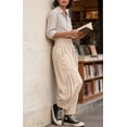 thumbnail image 7 of ZANKLEY Women High Waist Loose harem Lounge Pants Pocketed Summer Casual Beach Travel, 7 of 7