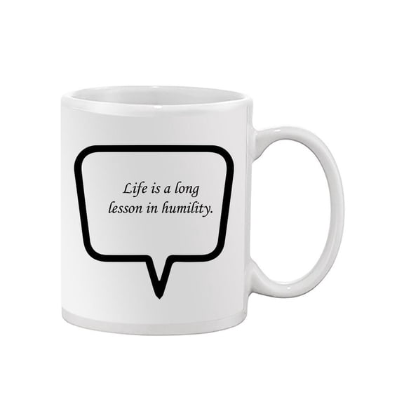 Life Quote Design Mug Unisex's -Image by Shutterstock