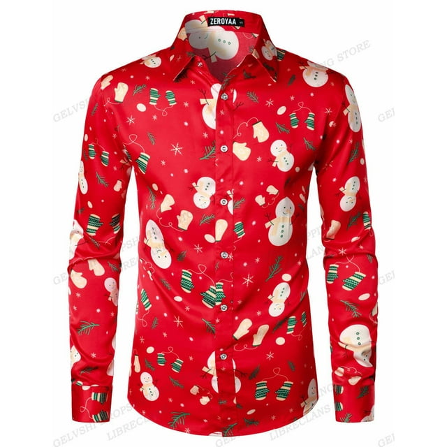 Camisas de leopardo para hombre, camisas de moda, camisas hawaianas de manga larga, blusas de playa cubanas, ropa para hombre, camisas con botones, ropa de calle