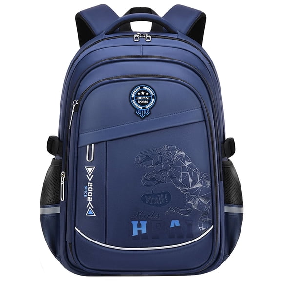 Kivdit School Backpack for Boys,School Bag for Kids Teens,Reflective Bookbag Gifts for Boys,Blue