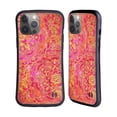 thumbnail image 1 of Head Case Designs Officially Licensed Micklyn Le Feuvre Mandala Hot Pink Gold and Orange Hybrid Case Compatible with Apple iPhone 14 Pro Max, 1 of 7