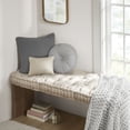thumbnail image 5 of 20x20 inches Floor Pillow with Chenille Fabric, Square Cushion Floor Pillow with Hypoallergenic Poly, Soft Floor Sitting Pillow for Yoga, Living Room, Balcony, Ooutdor, Tatami, Ivory, 5 of 6