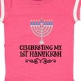 thumbnail image 4 of Inktastic My 1st Hanukkah Celebration Boys or Girls Baby Bodysuit, 4 of 5