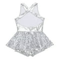thumbnail image 4 of inhzoy Kids Girls Jazz Latin Leotard Ballet Gymnastic Dress White 12, 4 of 9