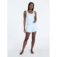 thumbnail image 3 of Joyspun Women’s Pointelle Knit Tank Top and Shorts Pajama Set, 2-Piece, Sizes XS-3X, 3 of 6