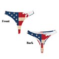 thumbnail image 3 of Fotbe American Flag Map Tanga Sin Costuras para Mujer con Estampado – Panties Invisibles, Transpirables y Cómodos para Uso Diario-Medium, 3 of 6