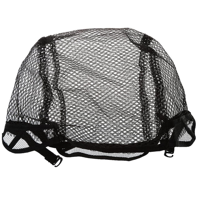 1 Pieza de Gorro de Neta Transpirable Peluca Elástica de color Negro Sunnimix gorro de peluca