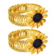 thumbnail image 1 of piezas de hebillas para sujetar cortinas, adornos para cortinas, sujetadores para cortinas con diseño de girasol., 1 of 7