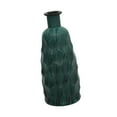thumbnail image 5 of deevoka Rustic Vase Glass Birthday Gifts Decorative Vase for Entrance Desk Bookshelf grren, 5 of 9